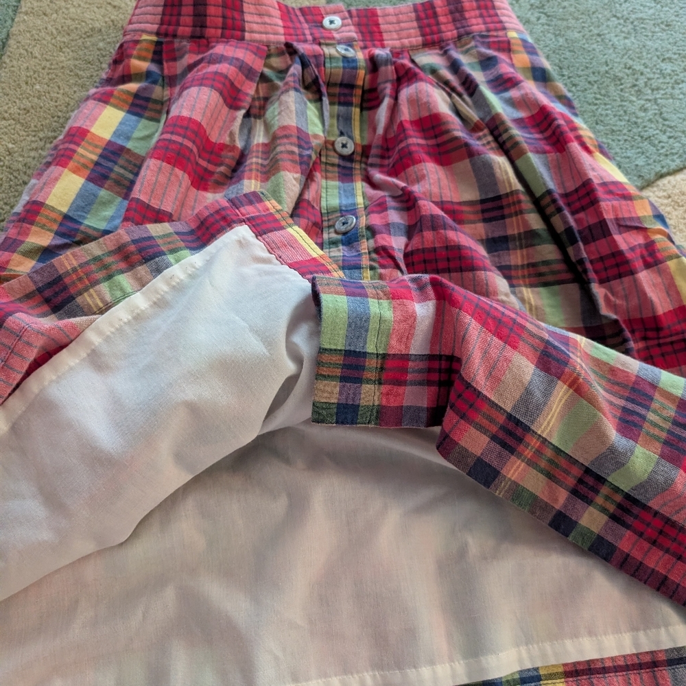 J. Crew Plaid Skirt xxs - Picture 4 of 9